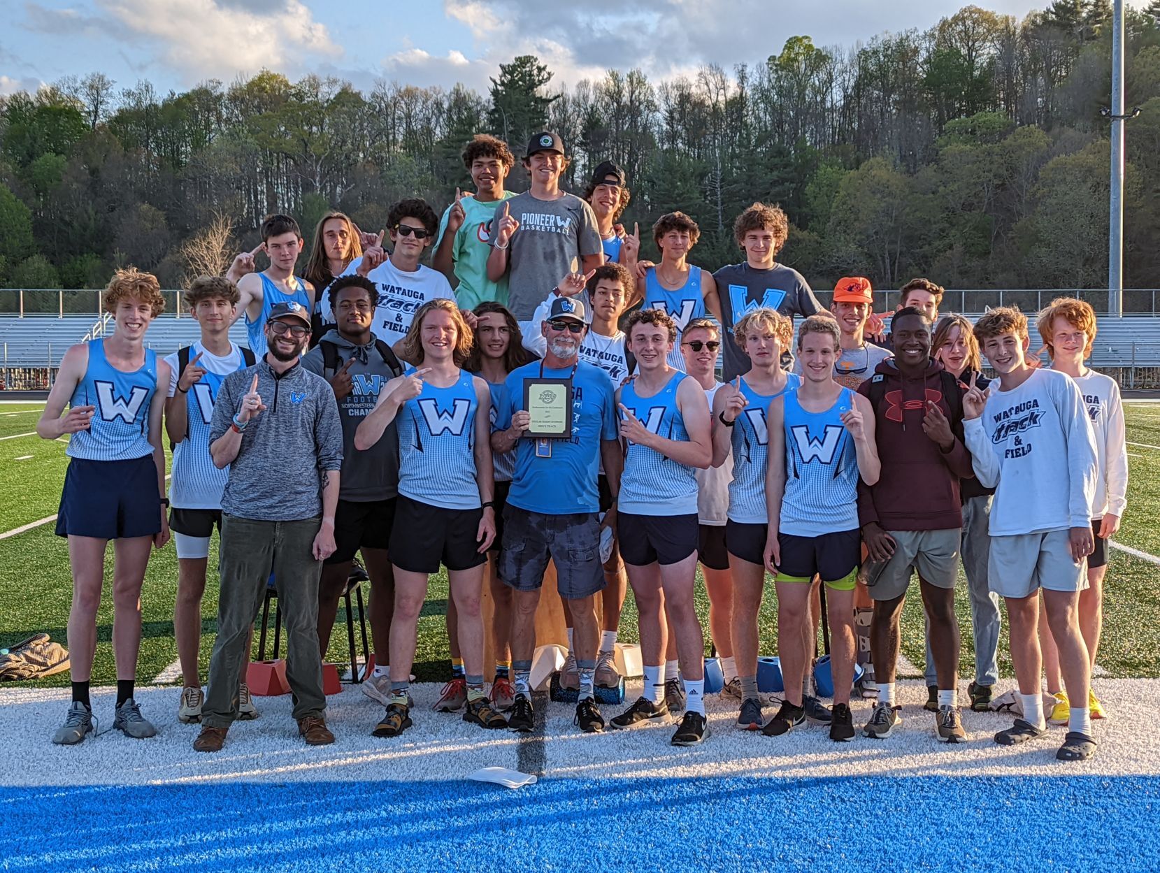Watauga boys track champions